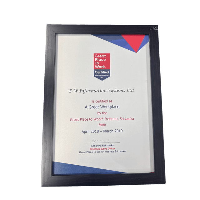 A Great Workplace 2018-2019