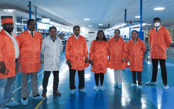 SLT, People’s Bank and ZTE Visit to Our Factory