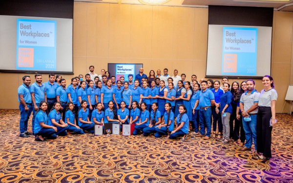 Celebrating our wonderful team at EWIS Colombo Limited (ECL) for being recognized as a Best Workplace for Women 2021 for the third consecutive year